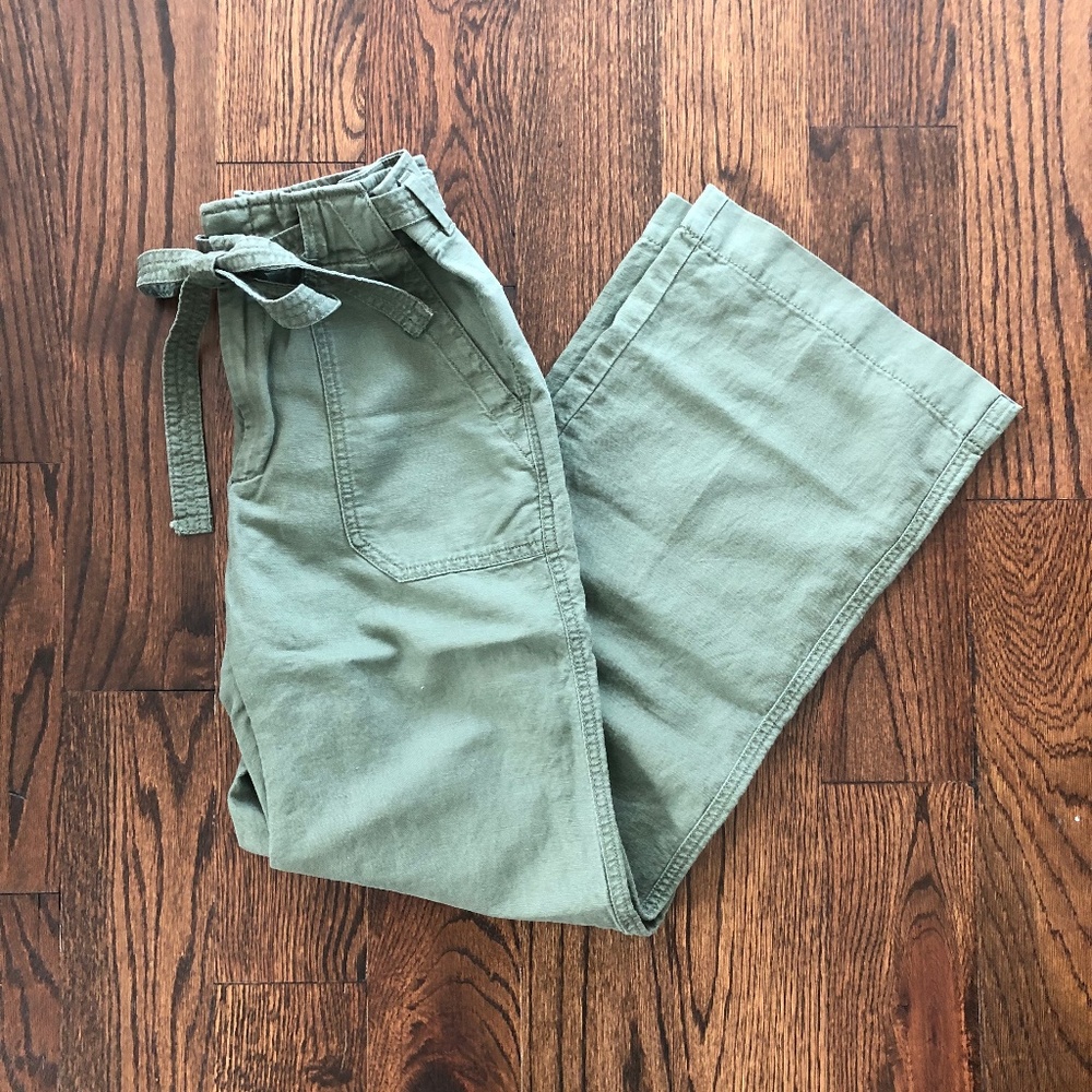 GAP Wide Leg Linen Pants
